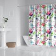 thumbnail image 3 of Waterproof Pioneer Shower Curtain 72x84 Inch Colorful Floral Polyester Unique Shower Curtain for Bathroom Hotel Home Decor with 12 Plastic Hooks, 3 of 5