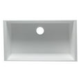 thumbnail image 3 of Pemberly Row White 33" Single Bowl Undermount Granite Composite Kitchen Sink, 3 of 9