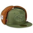thumbnail image 3 of Men's New Era x Alpha Industries  Olive San Francisco 49ers Dog Ears 59FIFTY Fitted Hat, 3 of 5