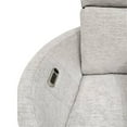 thumbnail image 3 of Pemberly Row Power Swivel Glider Recliner Two Pack in White, 3 of 12
