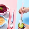 thumbnail image 6 of 2pcs Fruit Puree Scoop Baby Feeding Scraping Spoon Zigzag Spoon for Kids, 6 of 6