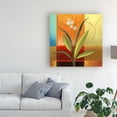 thumbnail image 3 of Trademark Fine Art 'Wide Palm On Patches' Canvas Art by Pablo Esteban, 3 of 3