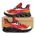 thumbnail image 1 of Zapatillas deportivas con estampado de bandera de Perú para hombre, informales, a la moda, blancas y rojas., 1 of 6