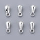 thumbnail image 2 of 6x Charm de de gota de extremo de plata DIY extender cadena de joyería de extremo en apariencia de lágrima, 2 of 9