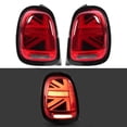 thumbnail image 3 of Auto Accessory VLAND JCW Union Jack Full LED Tail Lights Red Lens Fits For F55 F56 F57 2014-2020, 3 of 8