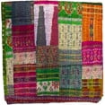 thumbnail image 2 of Trademoon Handwoven Silk Patola Kantha – Elegant, Lightweight, Traditional Design, Perfect for Weddings and Festivals Size - Twin / Single Size - 60" x 90" / 152 cm x 228 cm, 2 of 5