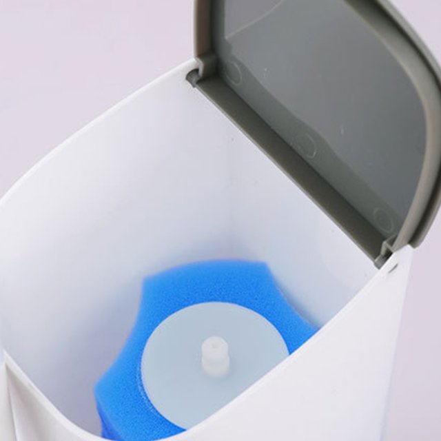 Juego de escobillas desechables para inodoro, sin extremos muertos, suministros de limpieza para baño (azul) Ndcxsfigh Libre de BPA