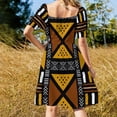 thumbnail image 4 of African Bogolan Mud Cloth Sleeveless Dress Summer women's clothing prom dresses 2024 dress for women 2024 beach dresses, 4 of 7