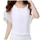 thumbnail image 3 of Camiseta sin mangas informal de mujer: camiseta holgada con cuello redondo y mangas de encaje. Para primavera, verano y otoño. Tallas S-3XL., 3 of 5