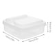 thumbnail image 4 of ColoMX 2 unids queso rebanado cajas de almacenamiento cajas de mantequilla Alimentos Servir platos Casos de mantenimiento fresco, 4 of 8