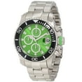 thumbnail image 1 of Invicta Men's 11220 Pro Diver Green Sunray Dial Interchangeable Steel Bracelet Chronograph Dive Watch, 1 of 2