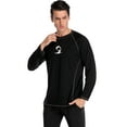 thumbnail image 2 of Sociala Mens UPF 50+ Swim Tops Long Sleeve Rash Guard Quick Dry Swim Shirts, 2 of 3