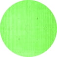 thumbnail image 1 of Ahgly Company Indoor Round Solid Green Modern Area Rugs, 5' Round, 1 of 1
