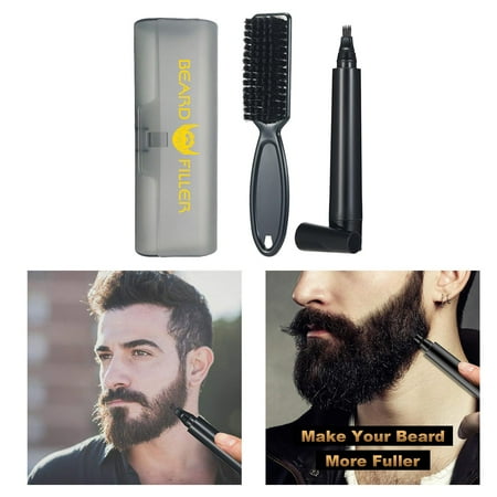 Beard Pencil Filler For Men 4 Tip Beard Solution Natural Finish For Men 