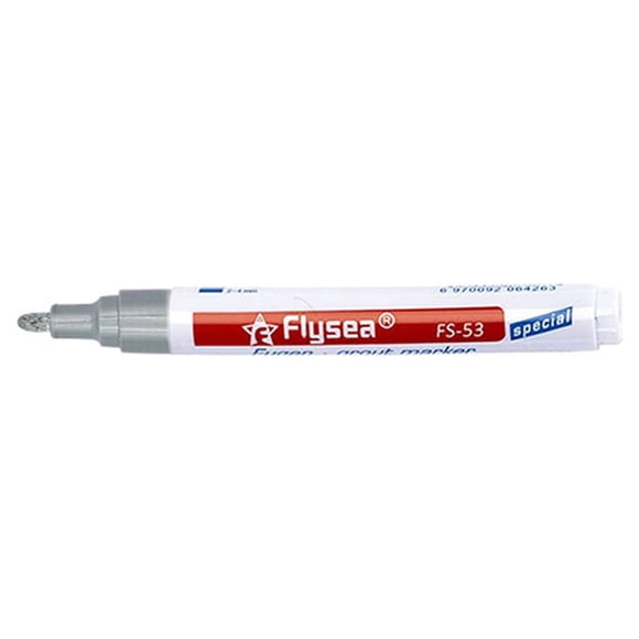 Riwesomey Bolígrafo de reparación Mano de obra fina Aspecto exquisito Sellador de lechada Gris oscuro Artesanía Plata