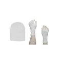 thumbnail image 1 of Kit Hiver GT - Bonnet Court + Gants Sans Doigts - Blanc, 1 of 1