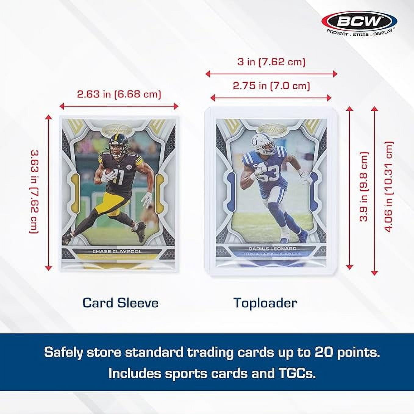 BCW Supplies Card Sleeve & Toploader Combo Pack (200) New