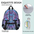 thumbnail image 5 of Colorful Tie Dye Pattern Backpack for School,Cute School Bag,Schoolbag with Adjustable Shoulder Straps & Padded Back,15.25"x11.5"x5.25", 5 of 5