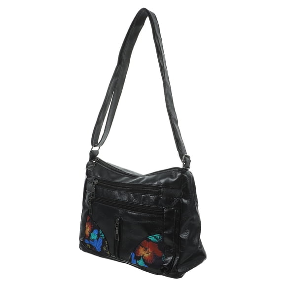 UPGRATOR Crossbody Para Mujer Negro Con Estampado De Y Multifuncional Para Almacenamiento