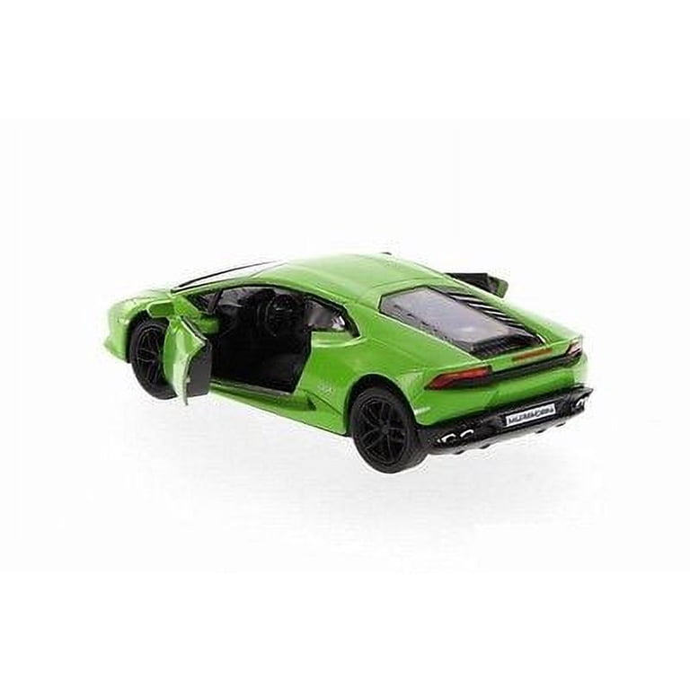 RMZ City 1/36 Scale Lamborghini Huracan LP610-4 Pull Back Toy Car - Zinc Alloy, Opening Doors (Pink)