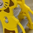 thumbnail image 4 of Kids Slides Qaba 2 in 1 Toddler Slide for Indoors, Toy for Toddler, Easy Set Up Baby Slide with Basketball Hoop for Kids 18-36 Months, Yellow,Outdoor Kids Slides, 4 of 11