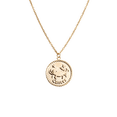 thumbnail image 3 of Collar para Mujer de Horóscopo LuckyLy, Acero Inoxidable con Baño de Oro 18k y Dije de Signo Zodiacal, Modelo Astra dorado UNITALLA, 3 of 8