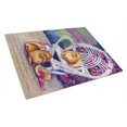 thumbnail image 1 of Tabla de cortar de vidrio del patio Caroline's Treasures Red Pomeranians grande multicolor Modelo 7176LCB, 1 of 1