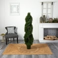 thumbnail image 4 of Nearly Natural 5' Pond Cypress Spiral Topiary UV Resistant (Indoor/Outdoor), 4 of 4