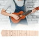 thumbnail image 3 of Diapasón de madera de arce con 18 trastes cromados y diapasón de puntos negros para ukelele de 24'', 3 of 10