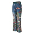 thumbnail image 6 of Dihao 2024 Womens Jeans Palazzo Pants Boho Floral Print Wide Leg High Waisted Lounge Jeans with Pockets Y2K Fashion Straight Stretch Denim Pants Comfy Lounge Butterfly Pattern Jeans, 6 of 6