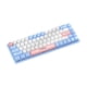 thumbnail image 2 of Teclado mecánico para juegos de escritorio, cómodo para PC, con cable USB, 68 teclas Azul, 2 of 9