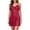 *4-Wine, variant on VBVC Women's Satin Floral Lace V Neck Nightgown , Ladies' Spaghetti Strap Silky Sleep Chemise , Soft Casual Loungewear Short Sleep Dress For Women,Beige,Free Size