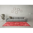thumbnail image 3 of Ahgly Company Indoor Round Persian Red Traditional Area Rugs, 5' Round, 3 of 4