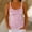 Pink, variant on Hueook Sequin Tank Tops for Women Sparkly Tops Prom Party Outfit Concert Women's Solid Color Sequin Round Neck Suspender Fashionable Temperament Top Beige 2X