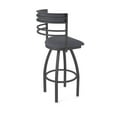 thumbnail image 2 of 860 Hunter 30" Swivel Bar Stool with Pewter Finish and Canter Storm Seat and Back, 2 of 5