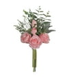 Qdahuk Artificial Rose Flower Realistic Silk Roses With Stem Bouquet Of