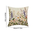 thumbnail image 3 of Pillowcase For Bedroom Bedding And Sofa Decor 45 cm x 45 cm Polyester Beige, 3 of 6