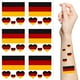 thumbnail image 4 of Pegatinas Faciales Temporales Para La Eurocopa 2024. 10 Banderas De Fútbol Desmontables Para Hombres, Niños Y Mujeres (Alemania)., 4 of 8