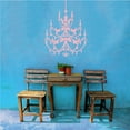 thumbnail image 4 of Large Antique Design Vinyl Chandelier Wall Decal Art, 4 of 4