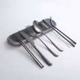 thumbnail image 5 of Juego de acero inoxidable, cuchillo, tenedor, cuchara, palillos, pajita, vajilla portátil, juego de 7 piezas, productos, 5 of 5