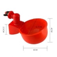 thumbnail image 3 of Comedero Para Pájaros, Taza De Llenado De Agua Automática, Cuenco Para Beber De Aves De Corral Para Suministros Para Palomas Y Pájaros Yuarrent PT002236-00, 3 of 6
