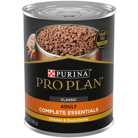 (12 Pack) Purina Pro Plan Grain Free, High Protein Wet Dog Food, COMPLETE ESSENTIALS Classic Chicken & Duck Entree, 13 oz. Cans