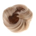 thumbnail image 3 of Peluca de muñeca de pelo corto, repuesto de alambre de alta temperatura, cabello de muñeca BJD hecho a mano para Marrón, 3 of 9