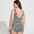 thumbnail image 6 of Lands' End Women's Plus Size DD-Cup Tugless Low Leg One Piece Swimsuit, 6 of 6