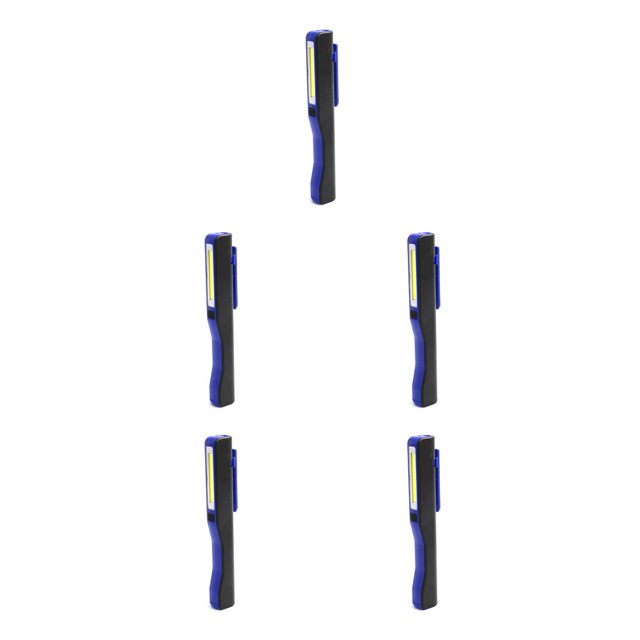 Pluma de trabajo Naiovety Luz COB LED IPX4 Reparación a prueba de agua Lámpara Azul 5piezas