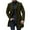Green, variant on Men's Warm Jacket Men Plus Size Winter Coat Lapel Collar Long Sleeve Padded Leather Jacket Vintage Thicken Coat Sheepskin Jacket Black