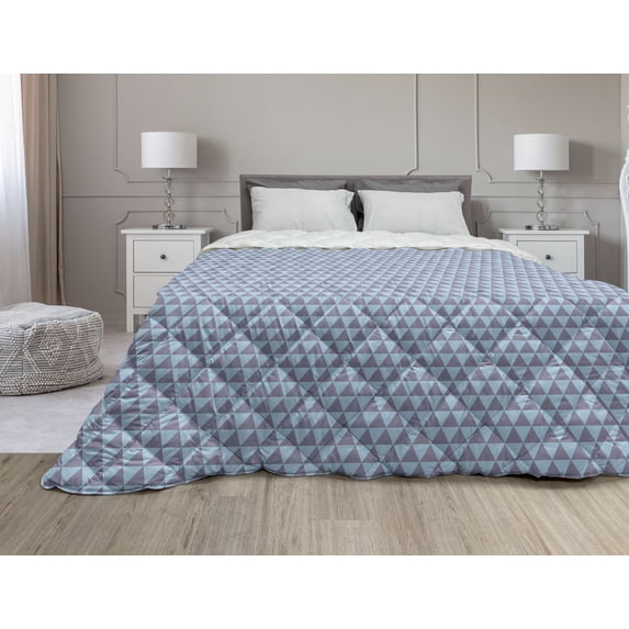 Paisley Down Alternative Comforter, Ornate Traditional Teardrop Elements Details in Bohemian Design Print, Microfiber Quilt for All Season, 5 Sizes, Multicolor, by Ambesonne