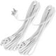 thumbnail image 1 of Cables Multicontacto Interiores VoltReach06 2Pzas 2x6m 16 AWG 3 Contactos 127V 7A ABS/Cobre Blanco., 1 of 3