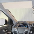 thumbnail image 1 of BESTYASH Pantalla Solar Para Parabrisas De Auto En PU Beige Con Protección Completa Contra Luz Solar Y Calor, 1 of 7