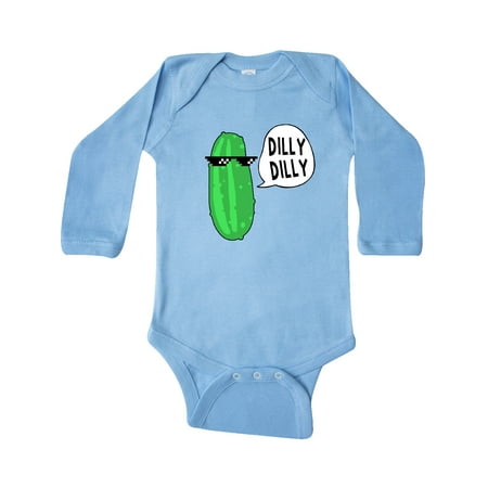 

Inktastic Dilly Dilly Chill Dill Gift Baby Boy or Baby Girl Long Sleeve Bodysuit
